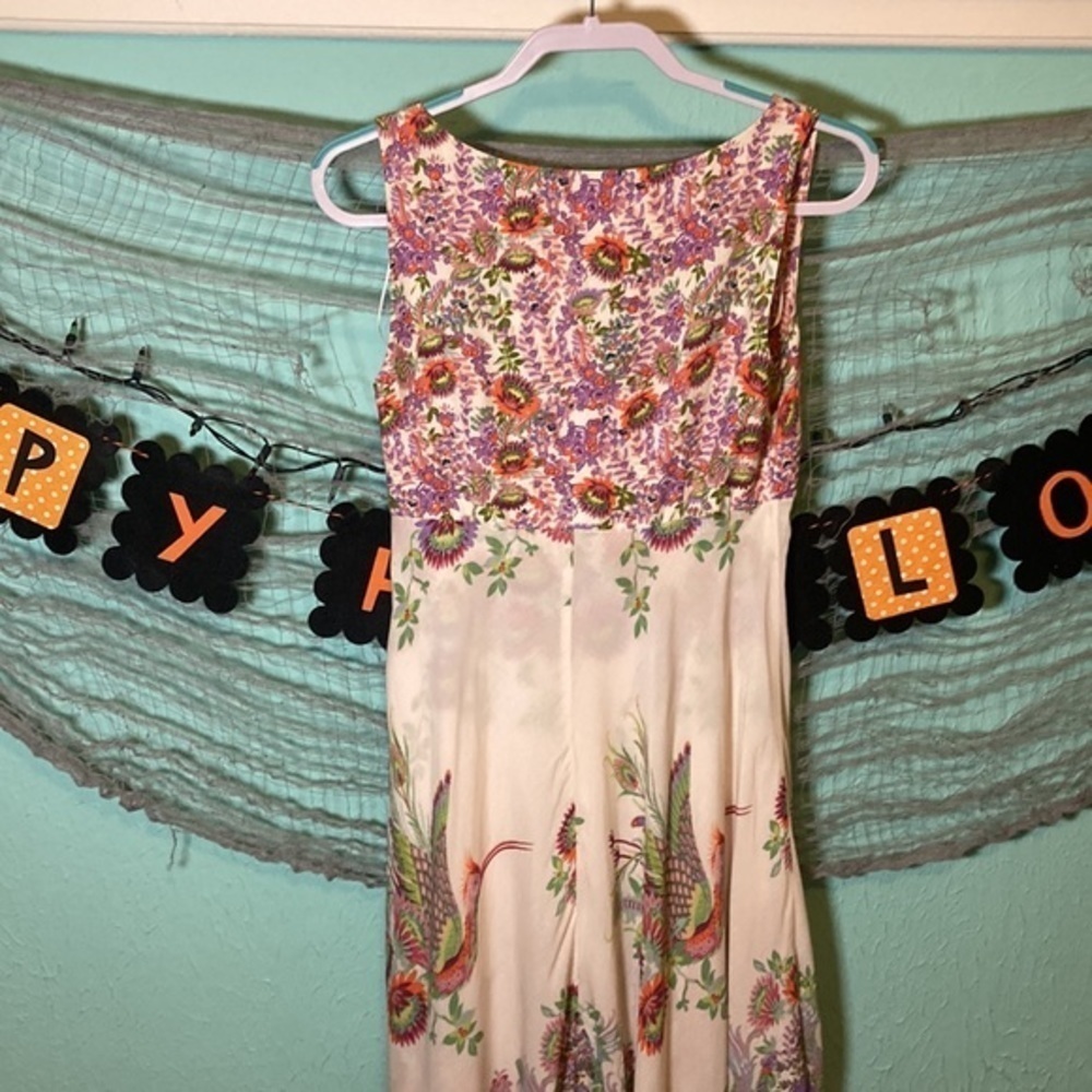 Anthropologie Analise Crane Bird Dress - Picture 6 of 10